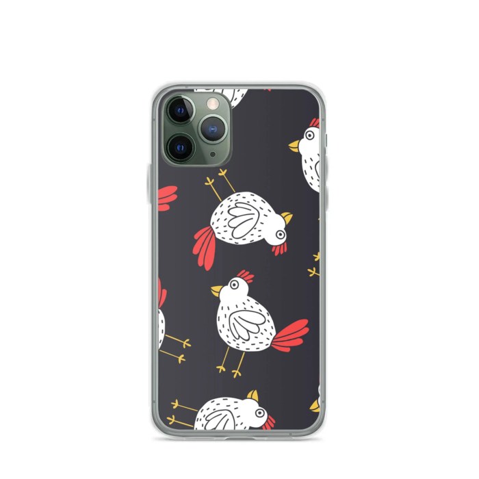 Iphone chicken gray